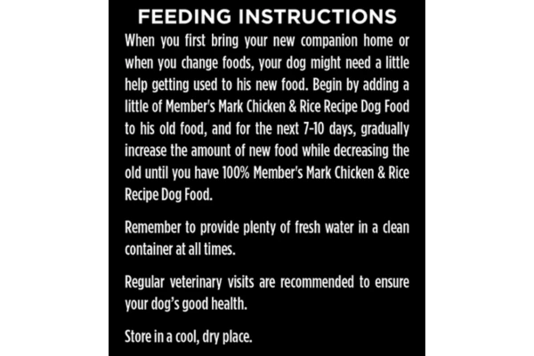 Member's Mark Exceed Dry Dog Food Content Image 4