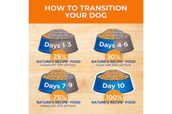 How to Transition Your Dog To Nature's Recipe Dry Dog Food 
