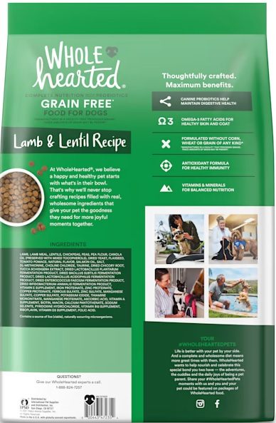 wholehearted dog food