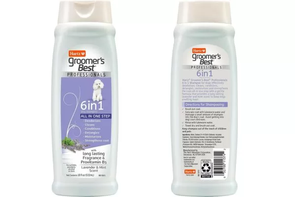 Hartz Groomer's Best Professionals 6-in-1 Dog Shampoo and Conditioner