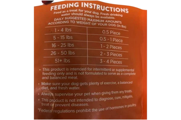 Heritage Ranch Antioxidant Chicken Jerky Style Dog Treats Content image