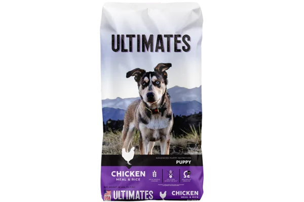 Ultimates Puppy Chicken Meal & Rice Dry Dog Food content