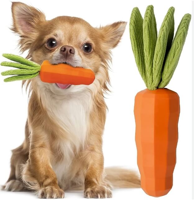 Carrot Dog Toy