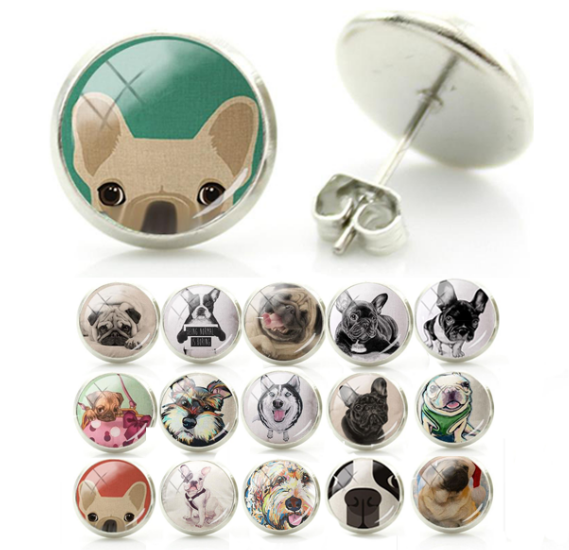 Dog Earrings