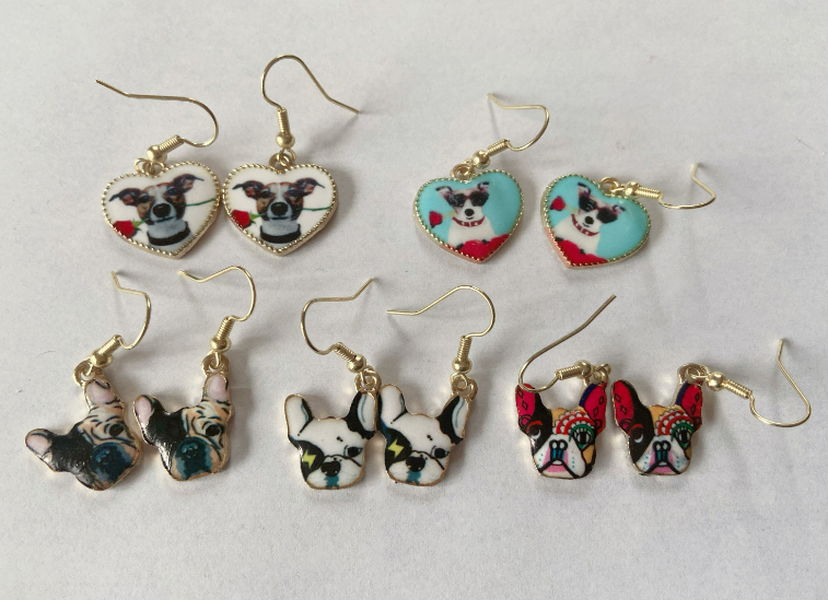 Dog Earrings